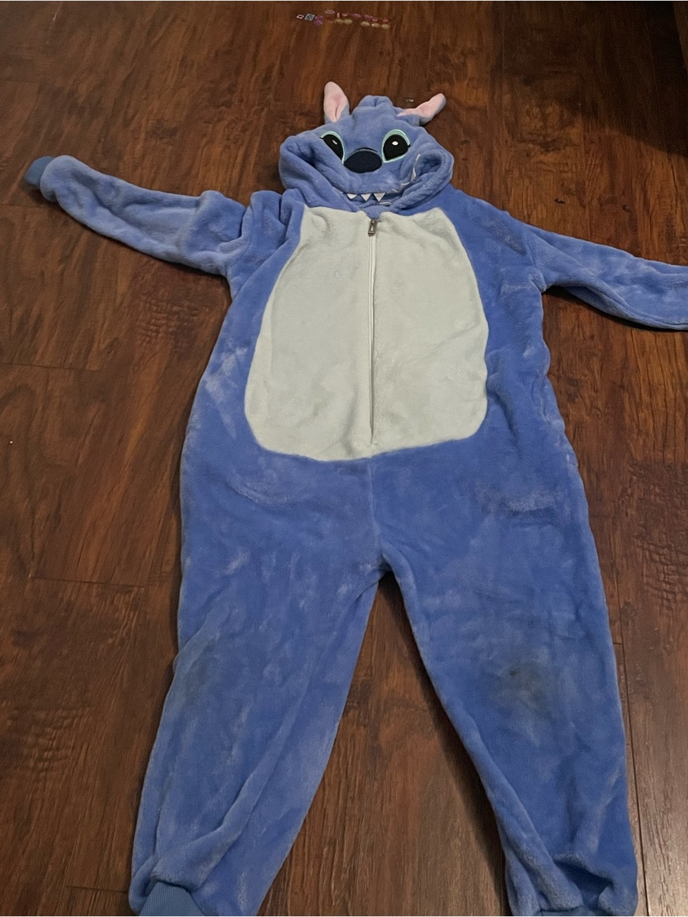 Disney Stitch plush/fleece hooded onesie - Halloween costume